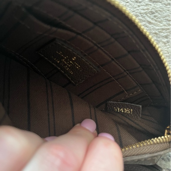 Like ๐ Louis Vuitton Empriente Citadine leather muted taupe mini pouch wristlet - Picture 15 of 17